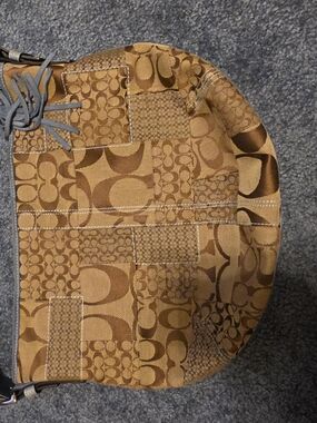 Y2k Coach Patchwork Signature Canvas Hobo